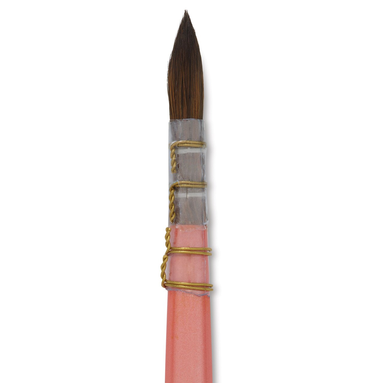 Dynasty Water Lily Watercolor Brush - Short Handle, Quill, Size 3/0